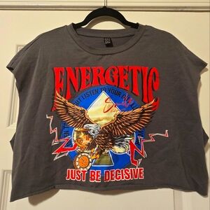 Copped Top T-shirt, Size M